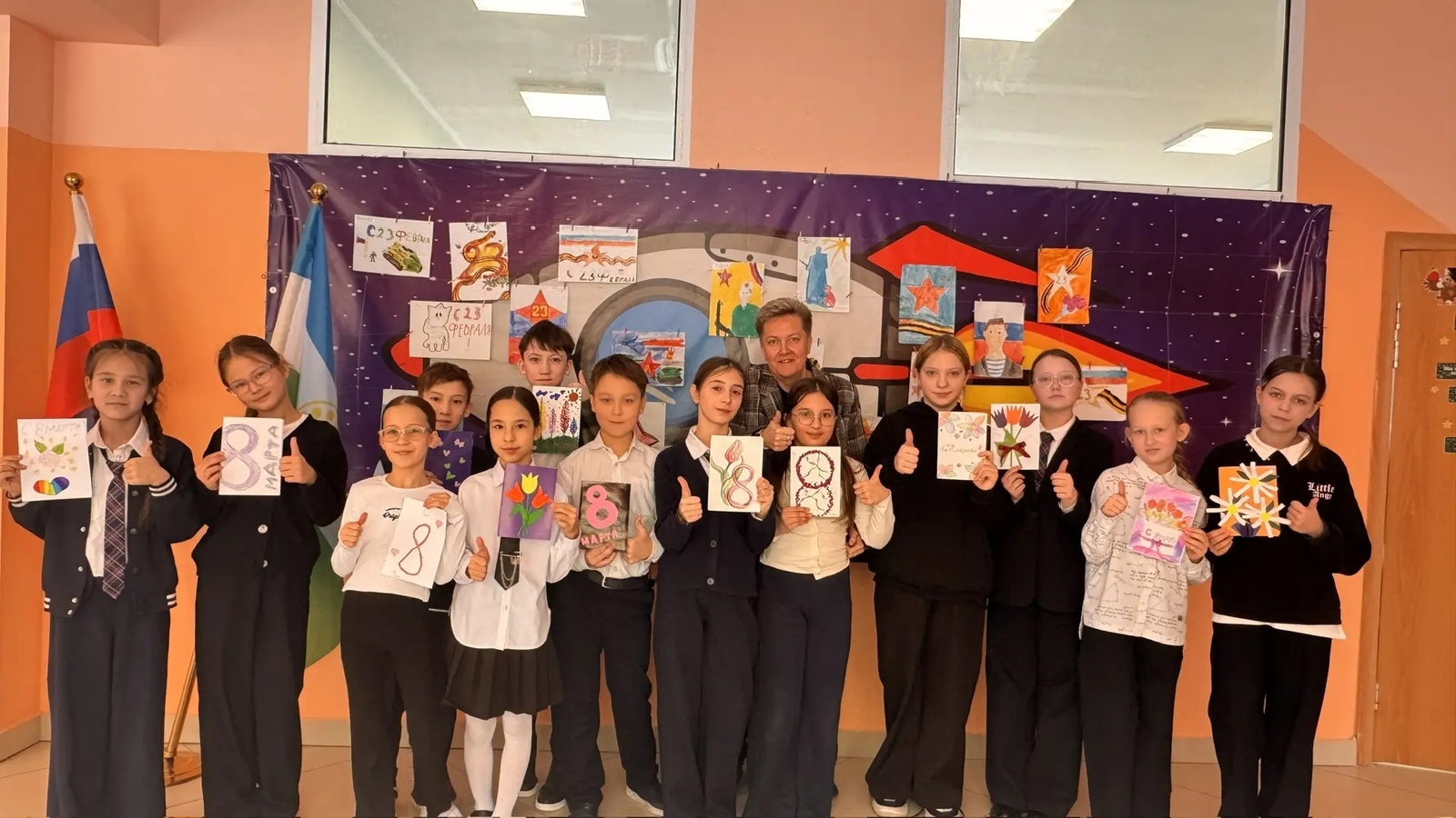 Школьники Уфимского района стали «внуками по переписке» для одиноких бабушек