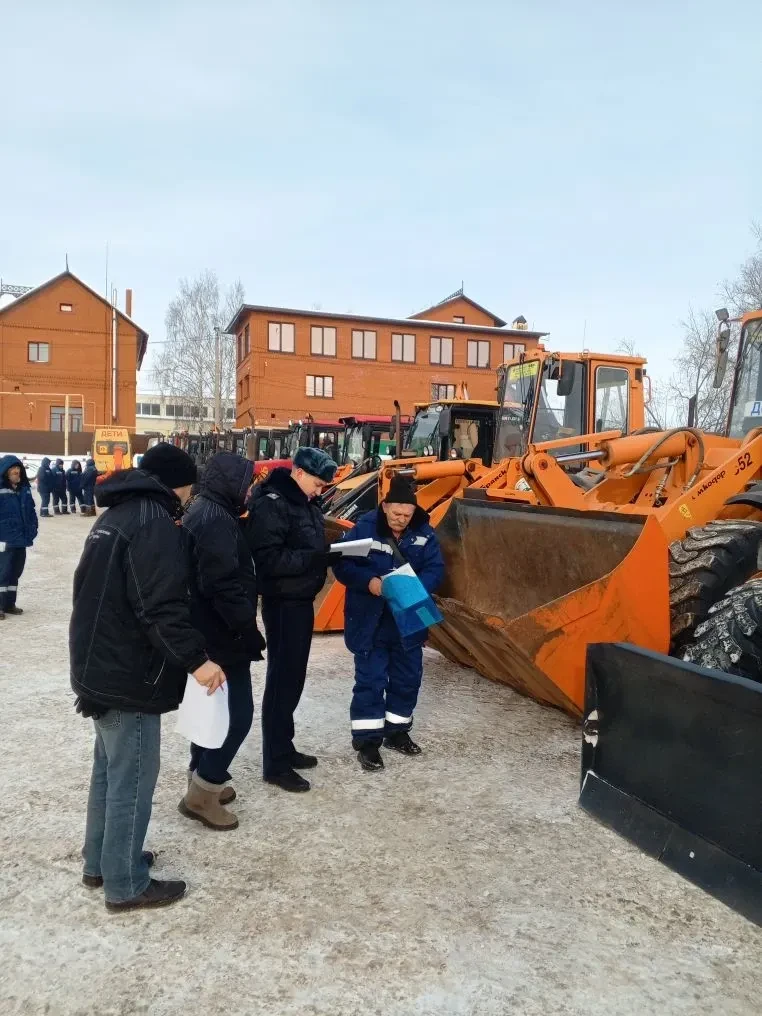 В Хозяйственном управлении Уфимского района прошел техосмотр