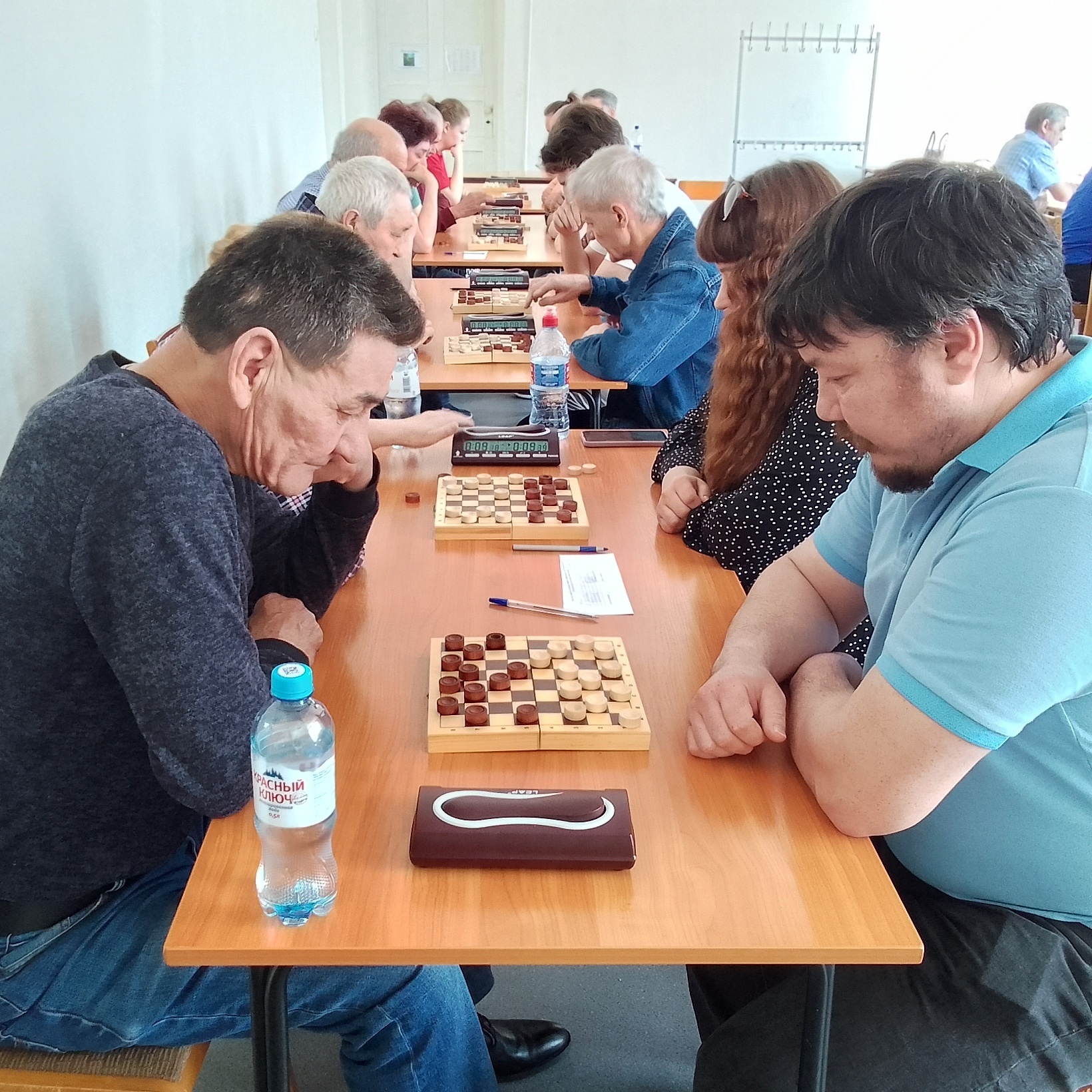 В Уфимском районе состоялись соревнования по шашкам в рамках районной Спартакиады