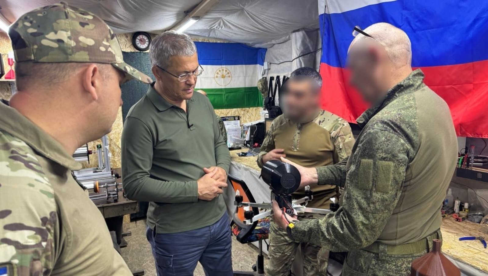 Общественники высоко оценили визит Радия Хабирова в зону СВО