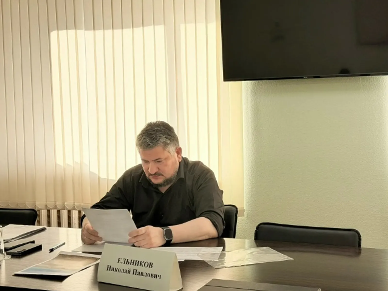 Николай Ельников провёл личный приём граждан в администрации Уфимского района