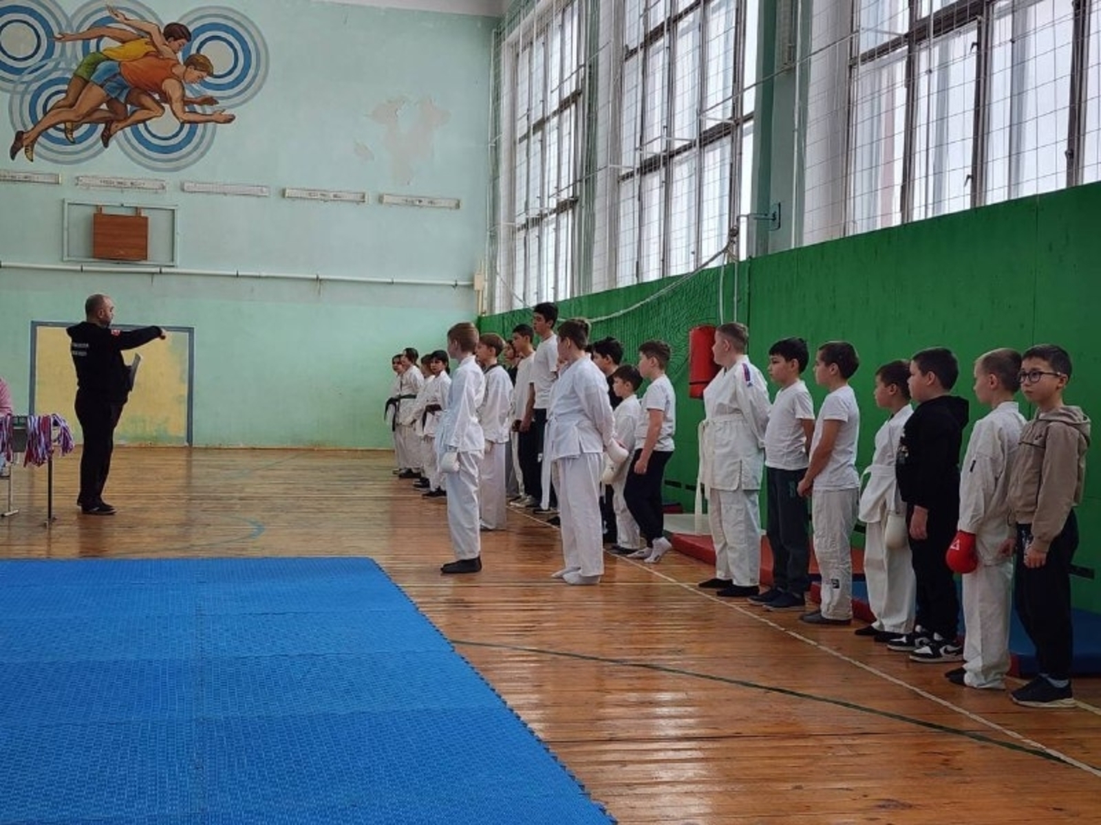 В селе Красный Яр прошли соревнования по каратэ-кумитэ с разбором техники