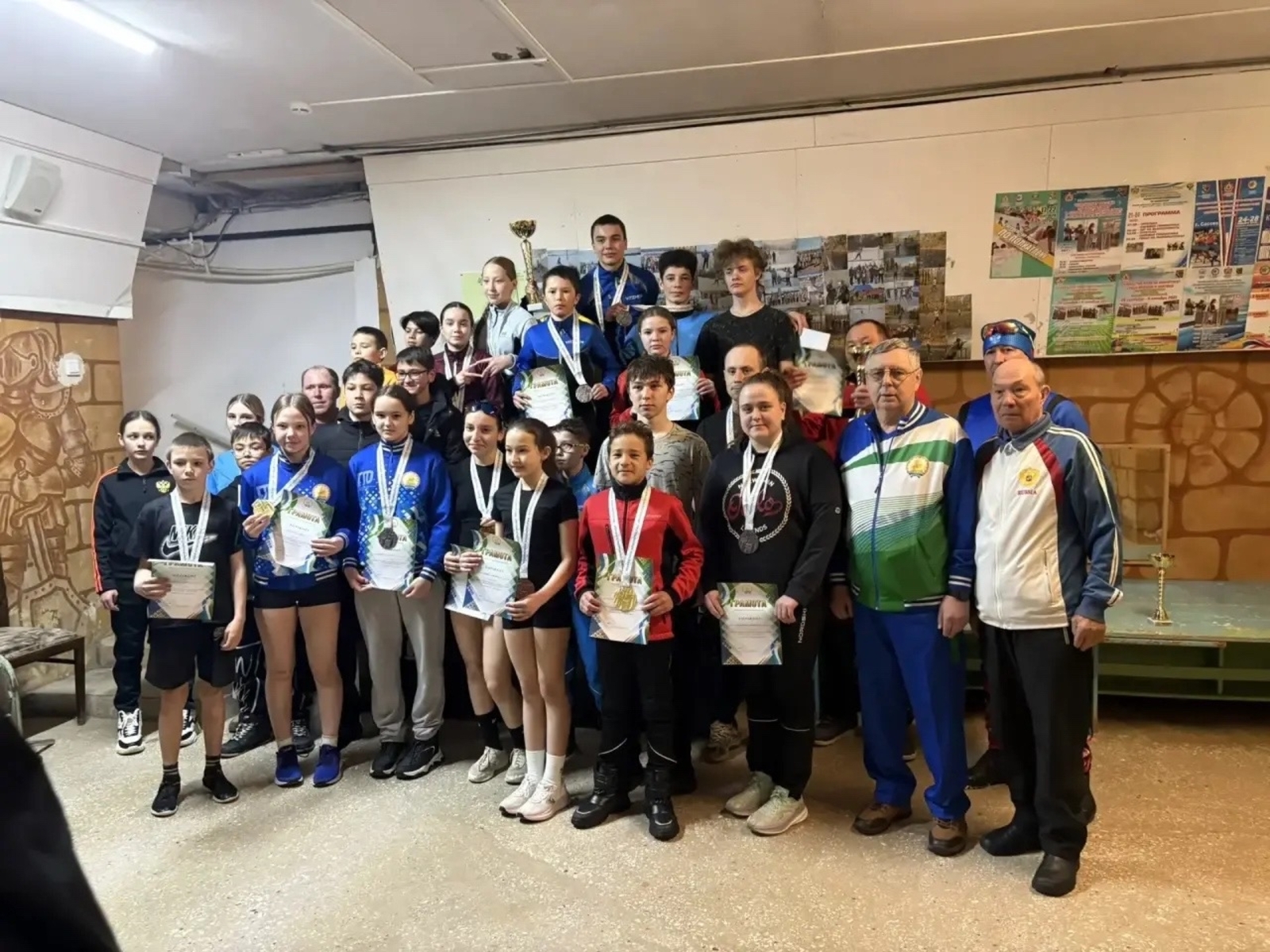 Команда Уфимского района выиграла первенство республики по полиатлону