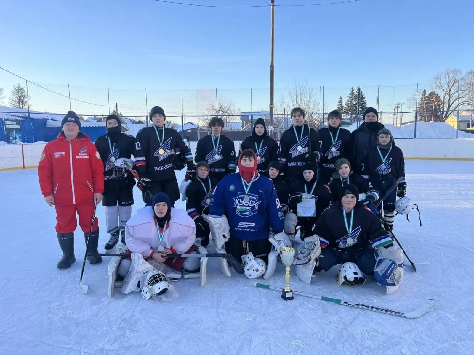 Хоккеисты Уфимского района завоевали 2 место на республиканских соревнованиях