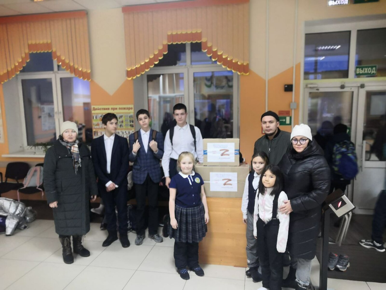 Школьники из Башкирии изготовили 96 штук сухого душа для бойцов СВО