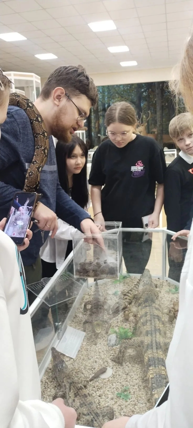 Школьники Уфимского района посетили Зоологический музей БашГУ