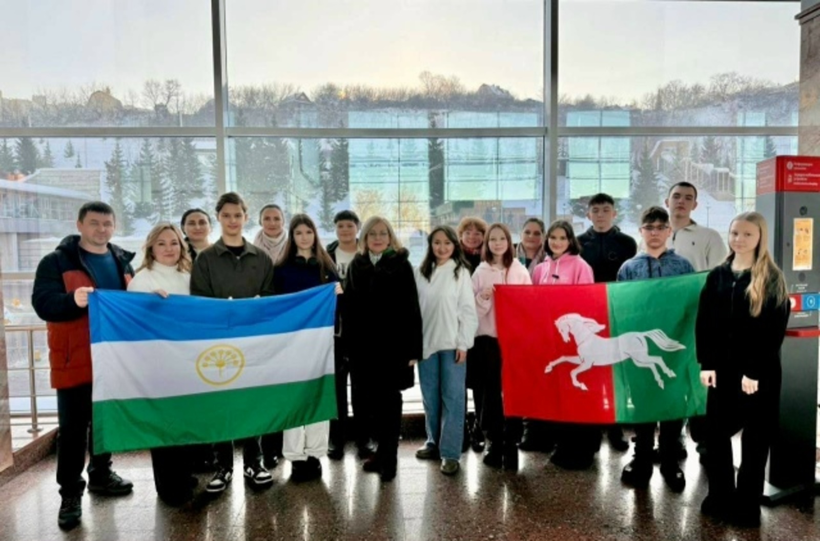 Школьники из Уфимского района отправились с визитом в Брестский район Беларуси