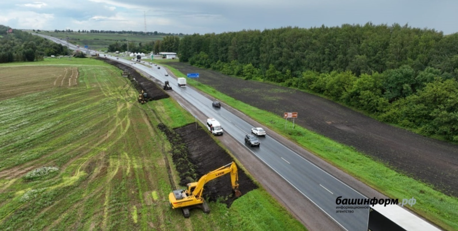 В Башкирии расширят участок трассы Уфа – Оренбург до четырех полос