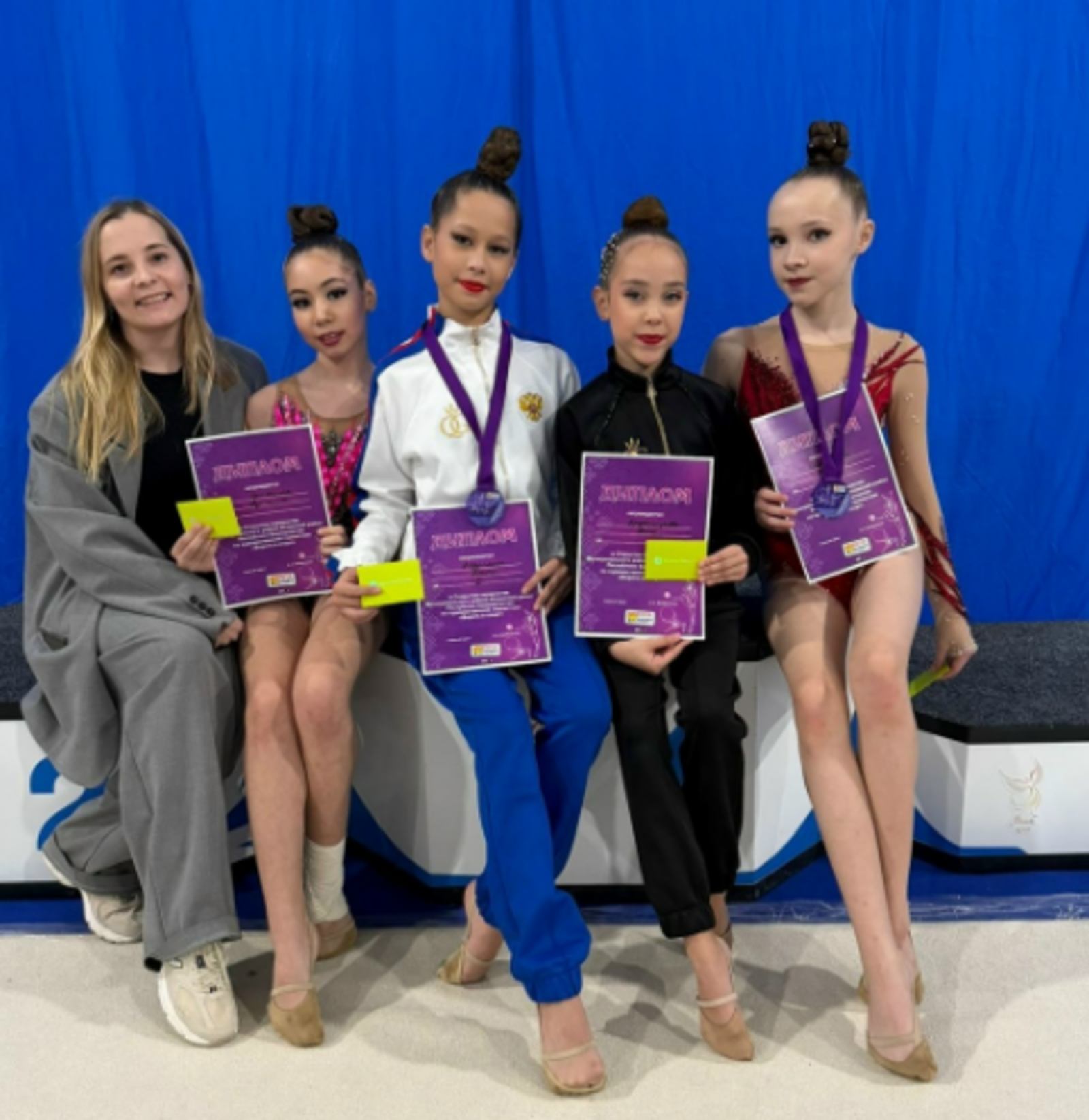 Юные гимнастки из Уфимского района завоевали медали на открытом первенстве