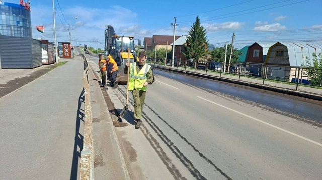 В Уфимском районе реализуются мероприятия по очистке дорог