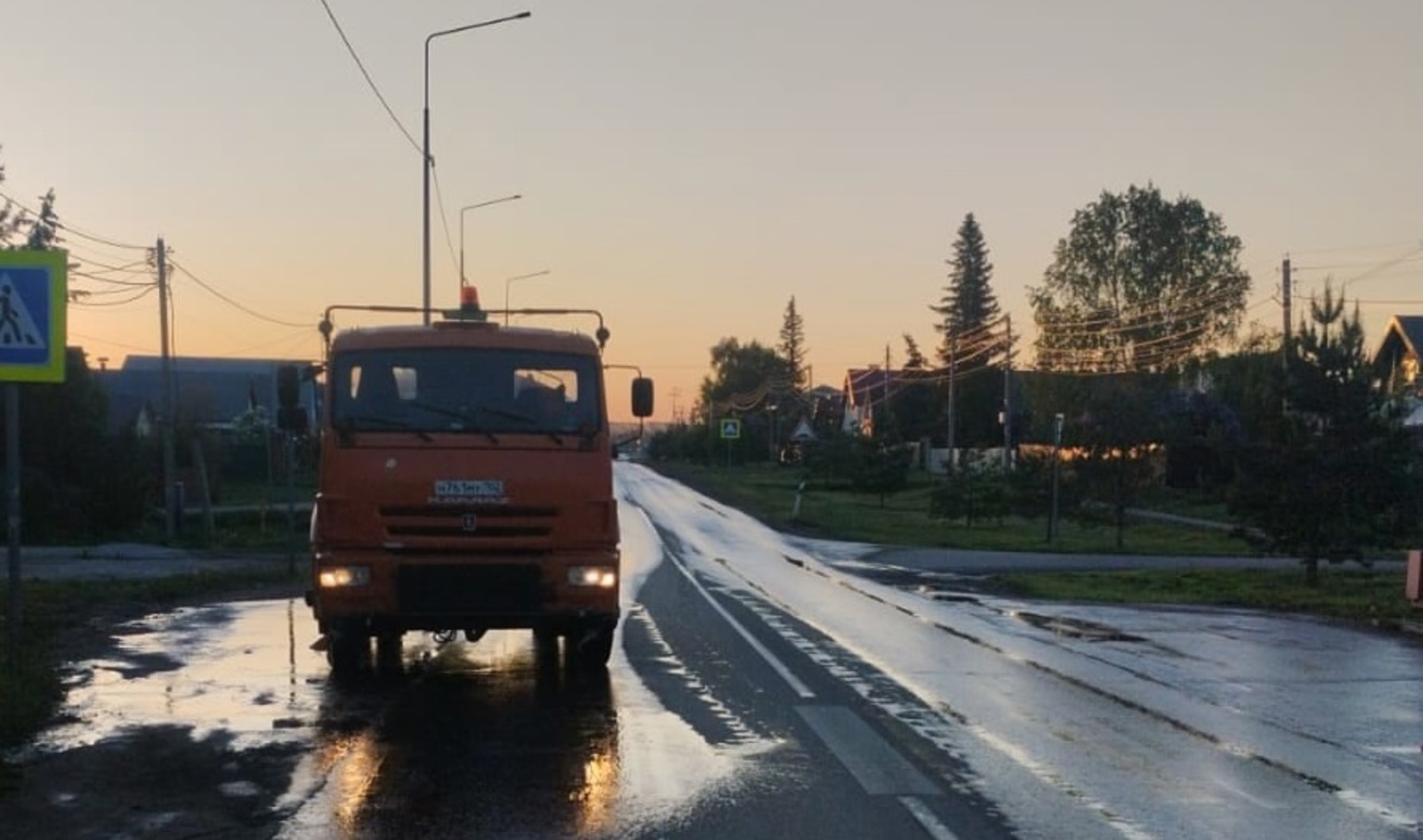 В Уфимском районе неустанно следят за качеством и чистотой дорог