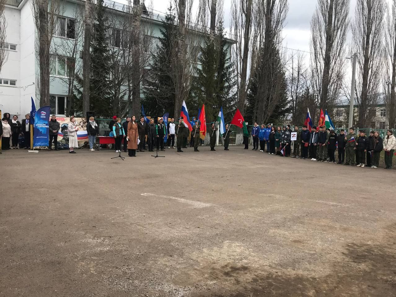 В д. Подымалово Уфимского района прошла патриотическая акция