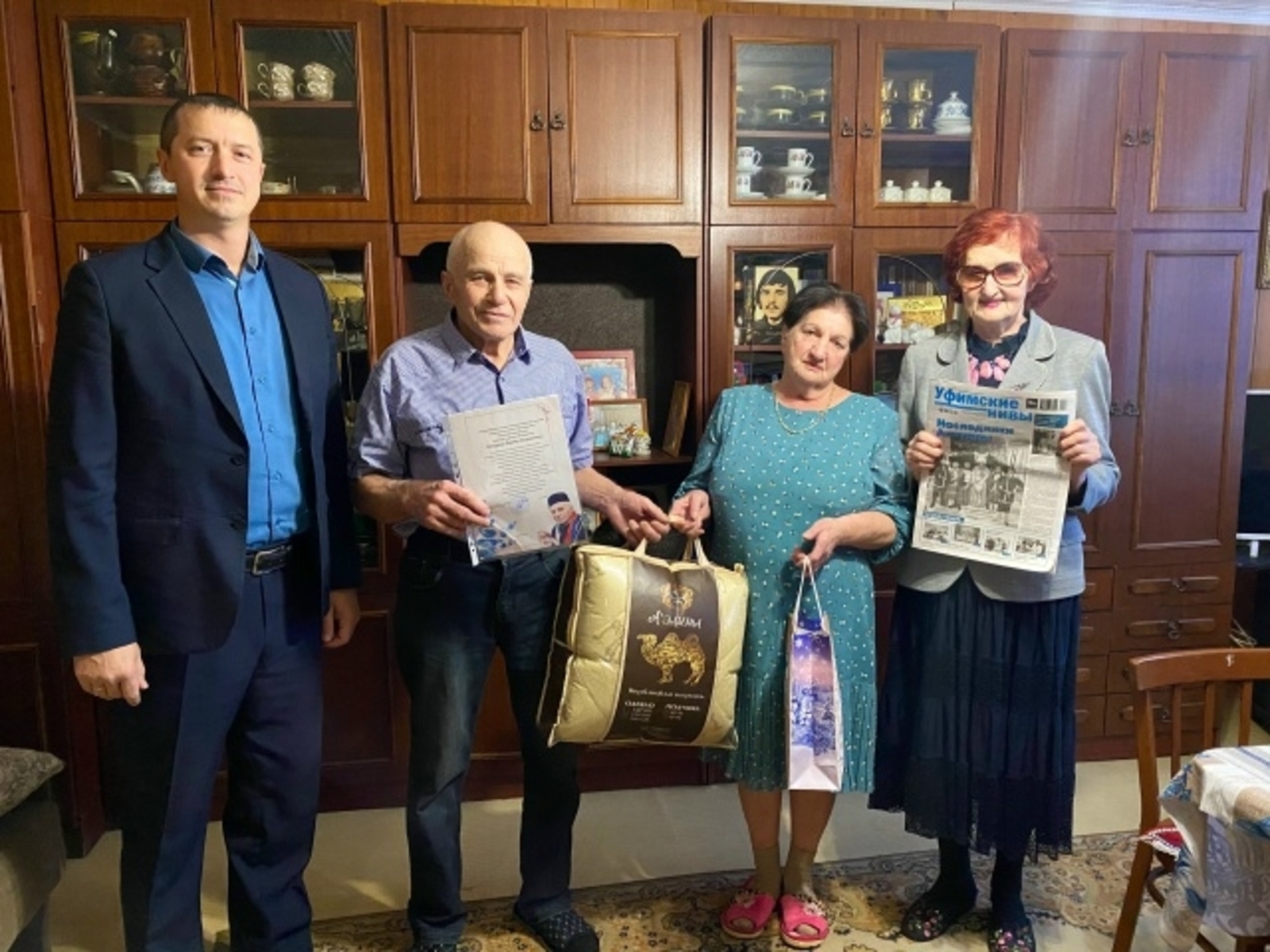 Житель Уфимского района Фарит Шакиров отметил 75-летний юбилей