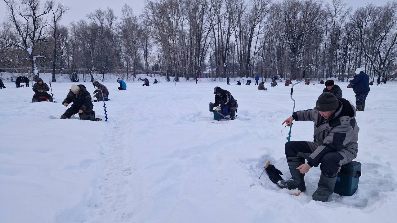 В Уфимском районе прошли соревнования по зимней рыбалке
