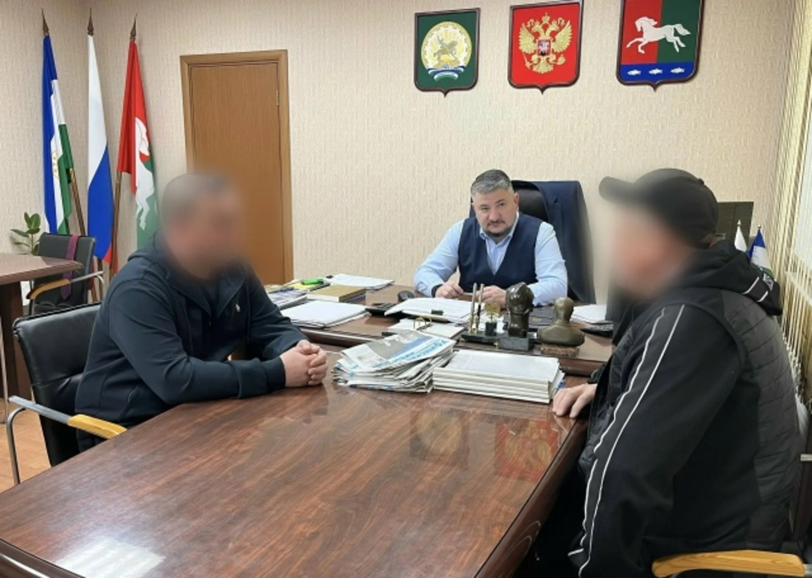 Глава Уфимского района встретился с участниками СВО из отпуска