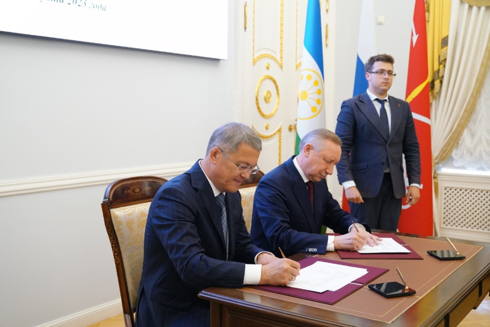 Башкирия и Санкт-Петербург утвердили дорожную карту развития сотрудничества до 2027 года