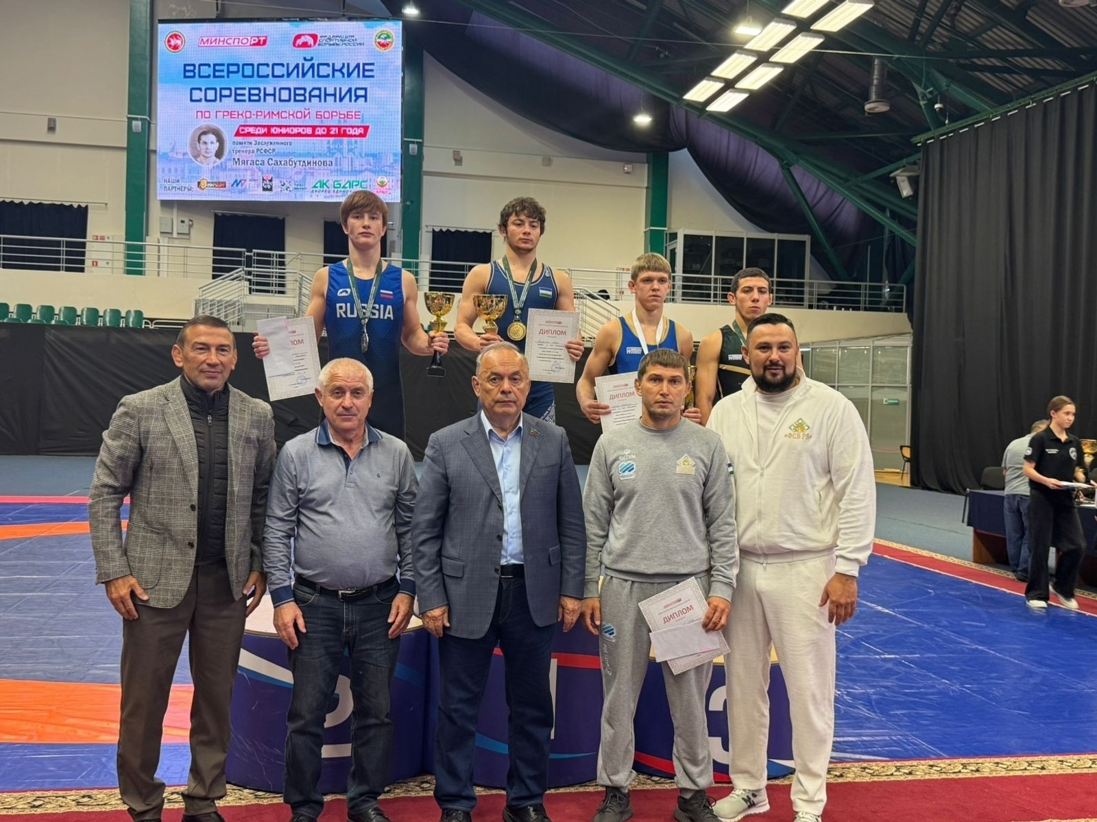 Борец из Башкирии завоевал золото на всероссийском турнире