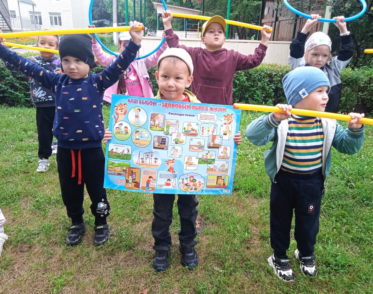 В детских садах Уфимского района провели спортивные праздники