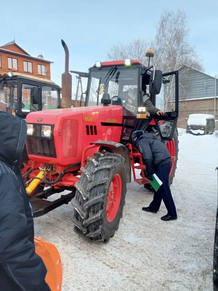 В Хозяйственном управлении Уфимского района прошел техосмотр