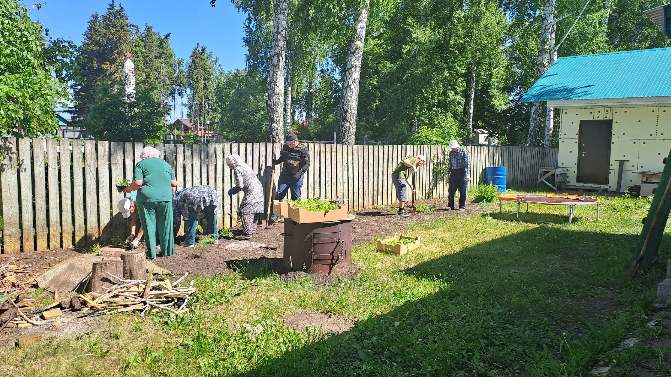 В Уфимском районе прошла акция трудотерапии и добра