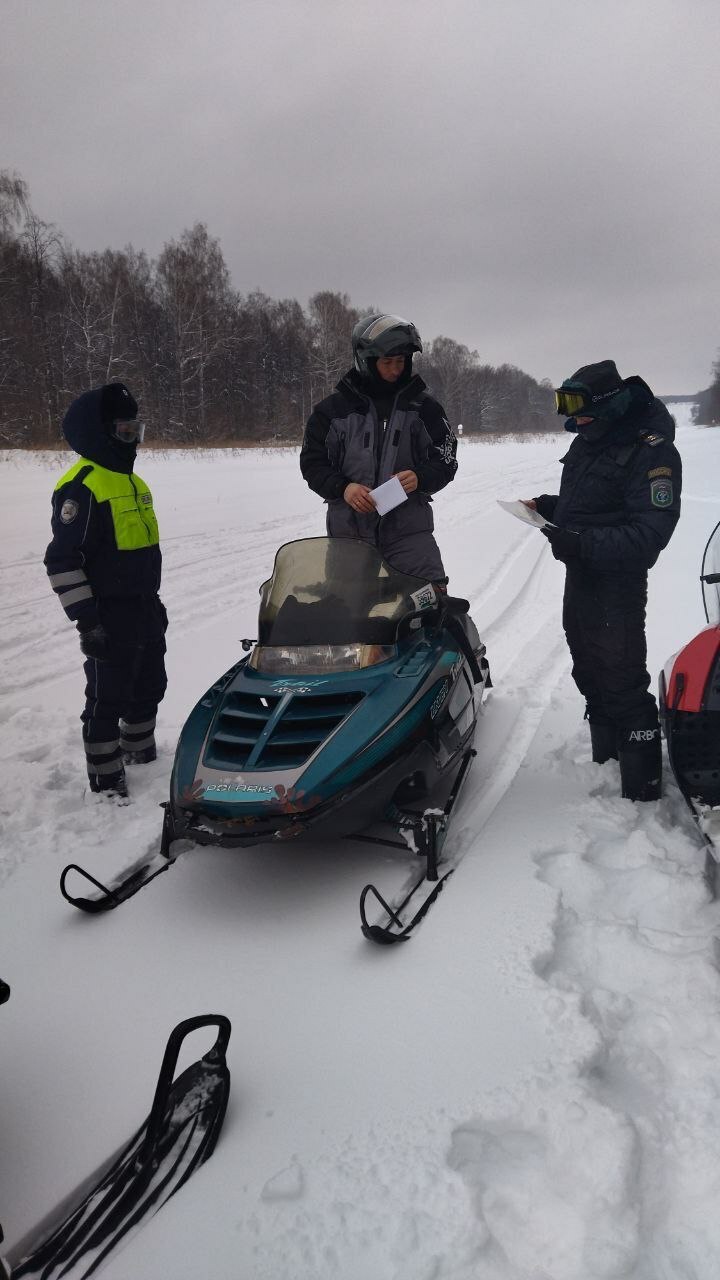 Уфимский район: усиленный контроль за снегоходами в рамках месячника «Снегоход»