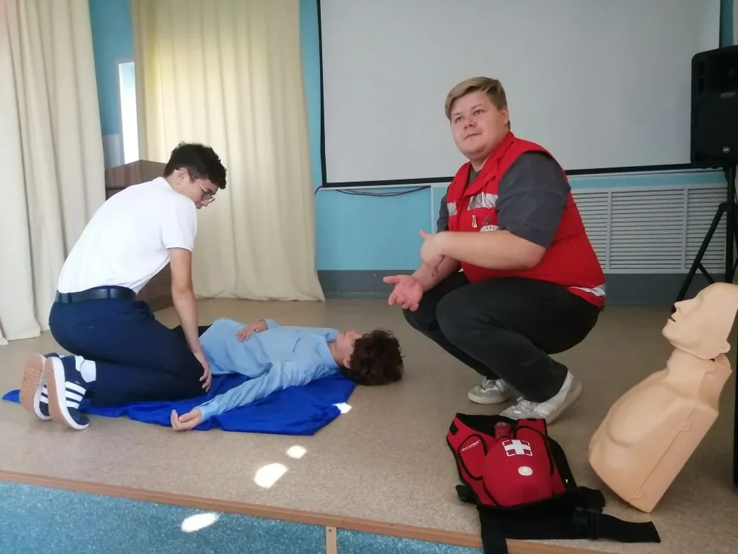 В Уфимском районе школьников обучают навыкам первой помощи