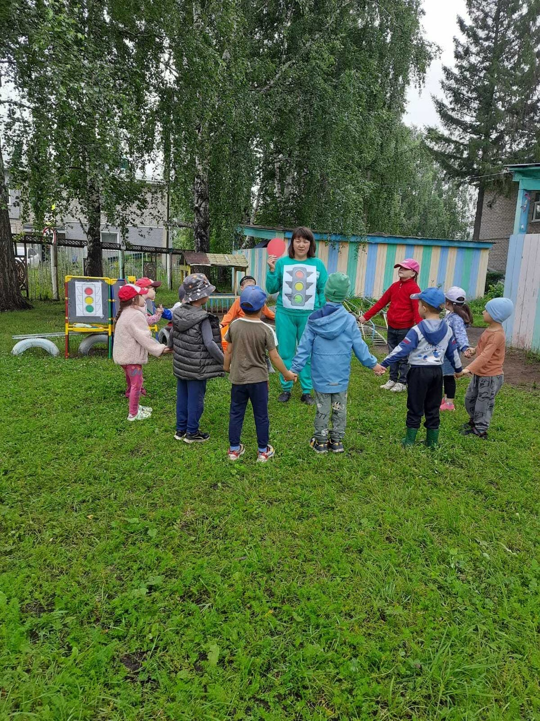 В детском саду Уфимского района провели обучающее мероприятие по ПДД