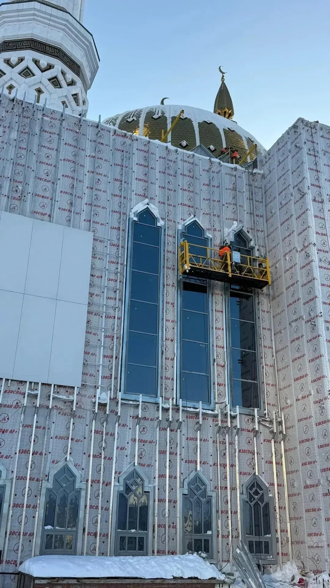 Радий Хабиров рассказал о продолжении работ в мечети «Ар-Рахим»