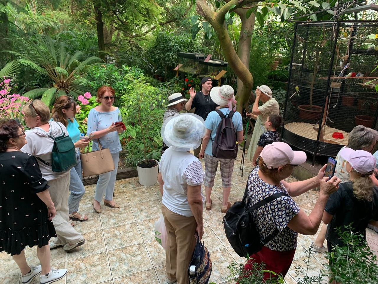 Жители Уфимского района посетили ботанический сад Уфы