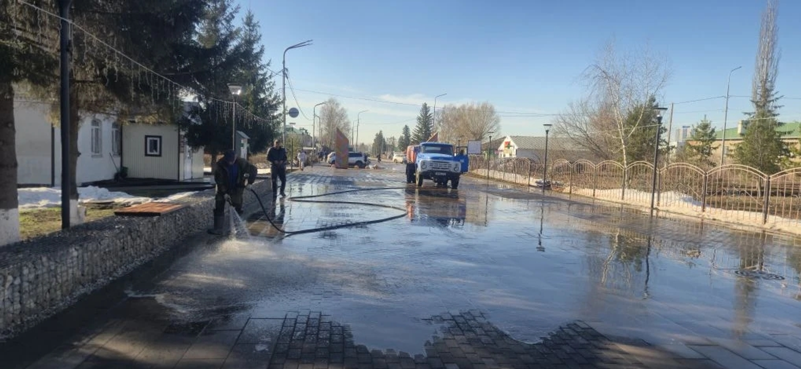 В Уфимском районе приводят в порядок дороги, парки и общественные пространства
