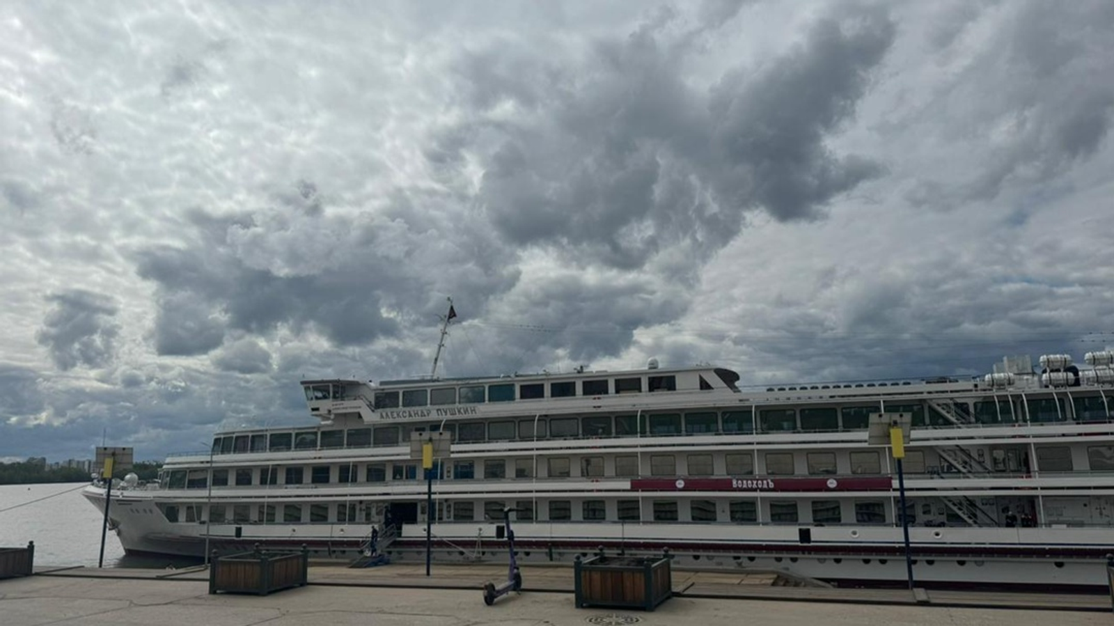 В Уфу вернулся теплоход «Александр Пушкин»