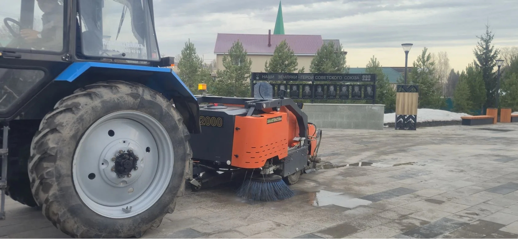 В Уфимском районе приводят в порядок дороги, парки и общественные пространства