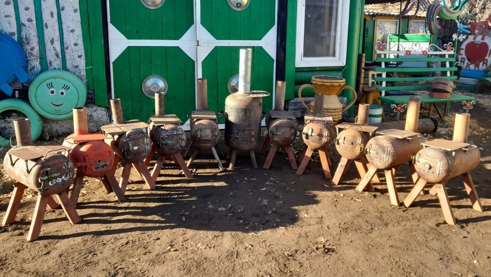 Жители Баймакского района Башкирии изготовили блиндажные печи для участников СВО