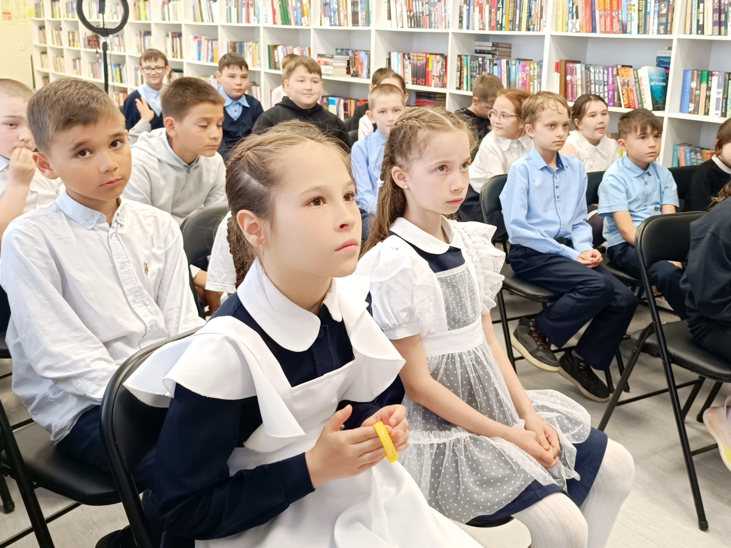 Ученики Русско-Юрмашской школы встретились с уфимскими поэтами