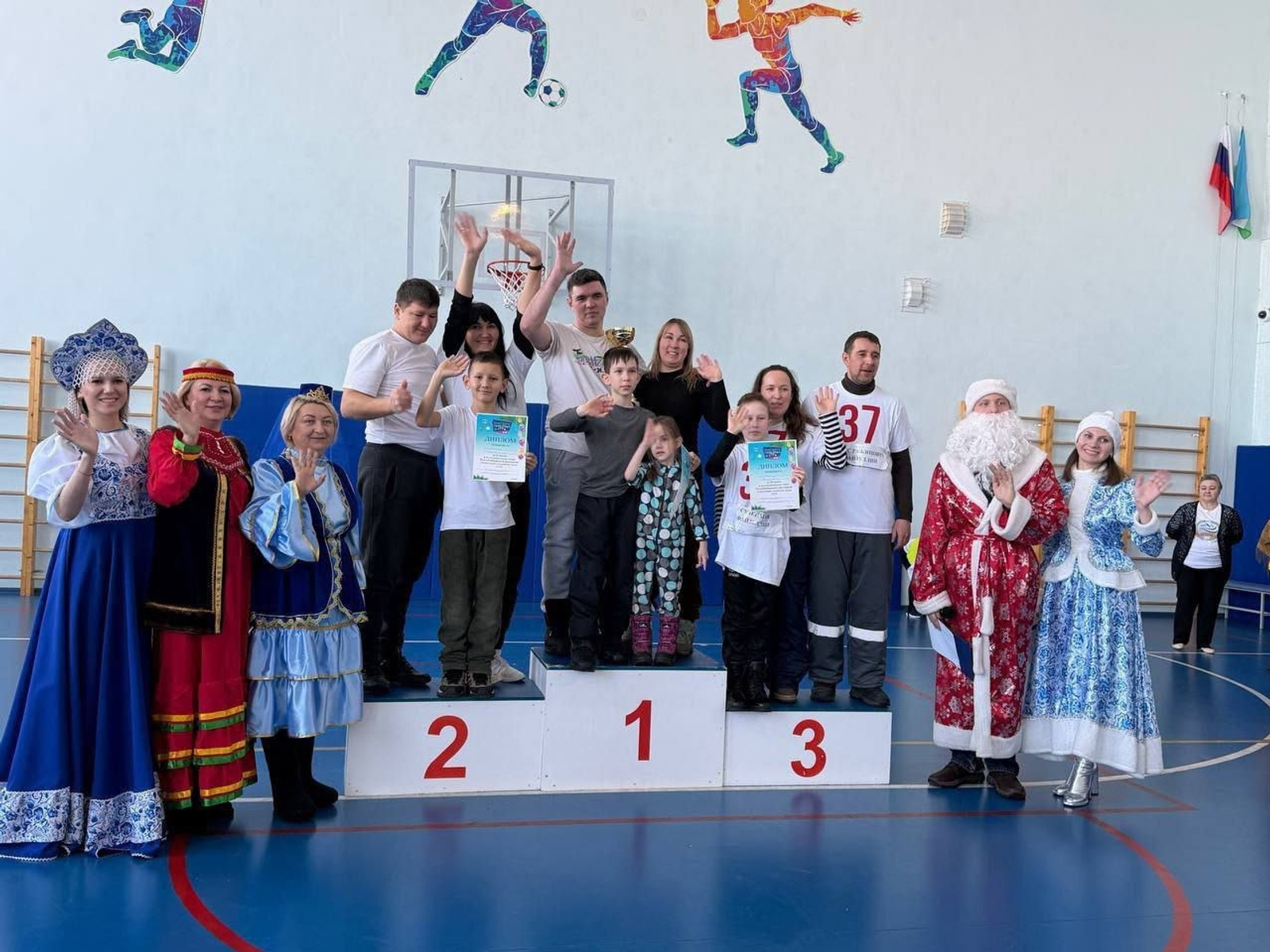 В Уфимском районе прошли «Новогодние семейные игры»