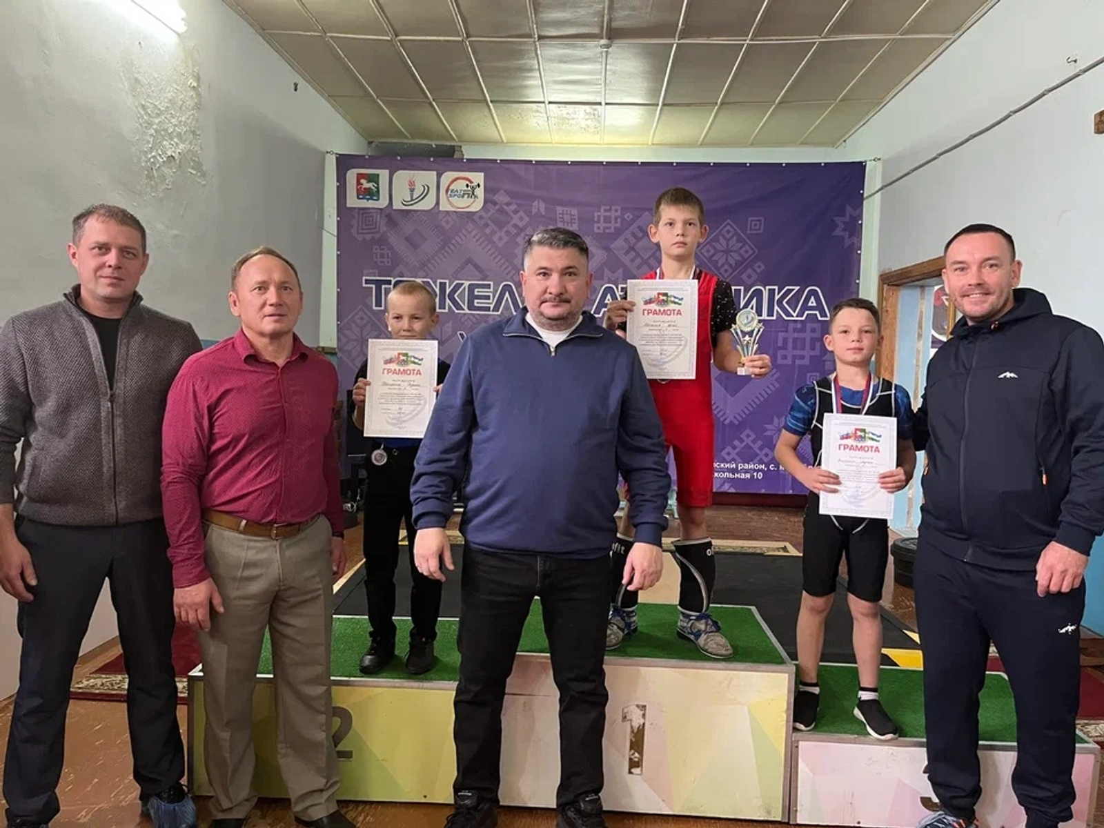 В Уфимском районе прошло первенство спортшколы по тяжёлой атлетике