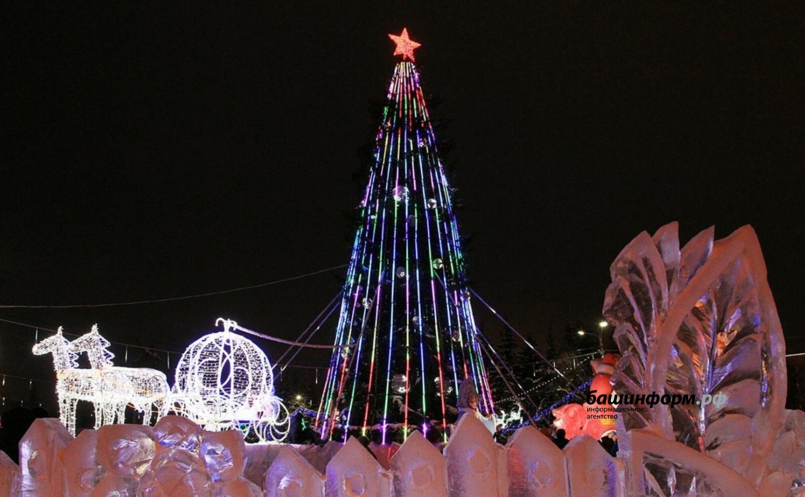 В Башкирии к Новому году обустроили более 570 ледовых городков