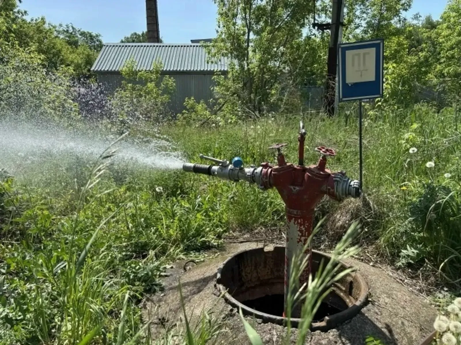 В Уфимском районе проверили пожарные гидранты