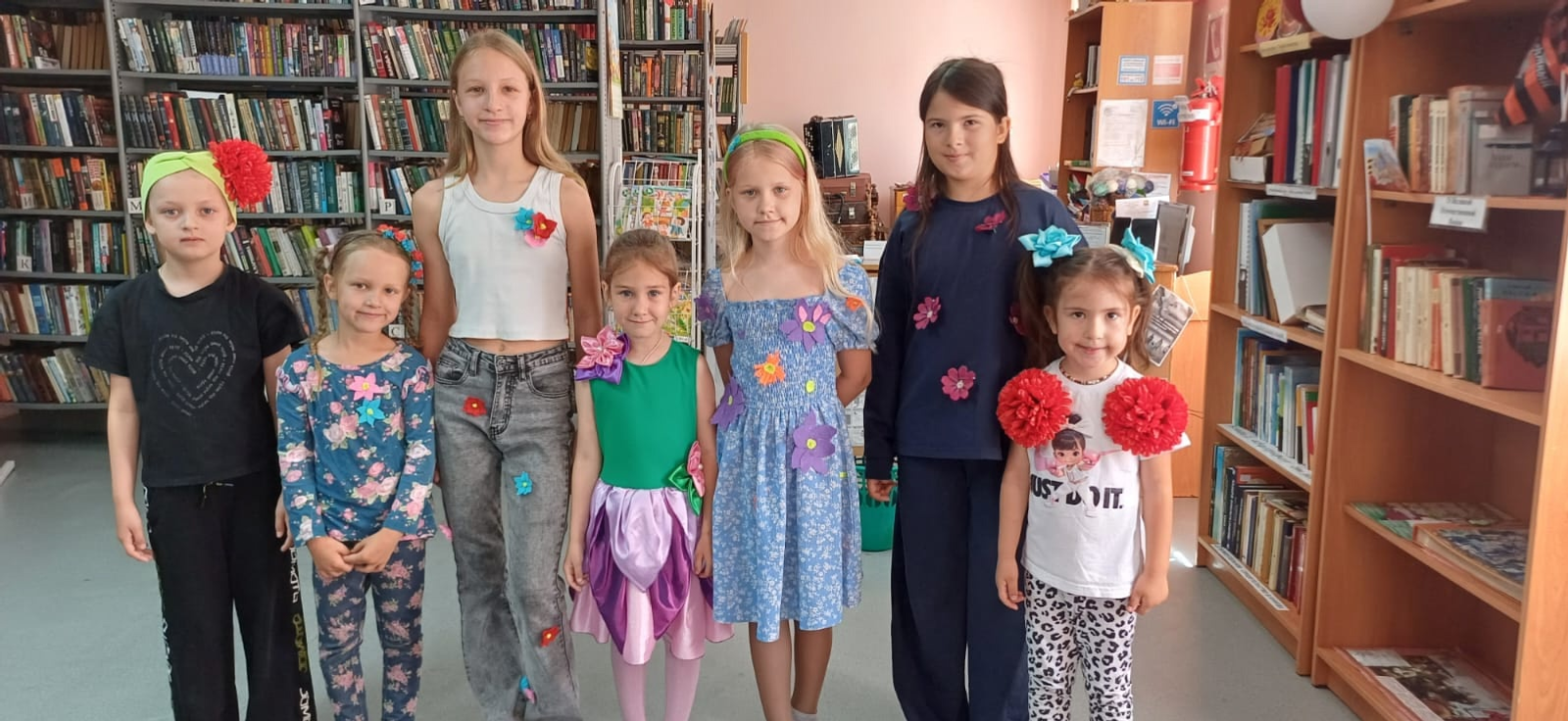 В Таптыковской библиотеке отметили Международный день цветов