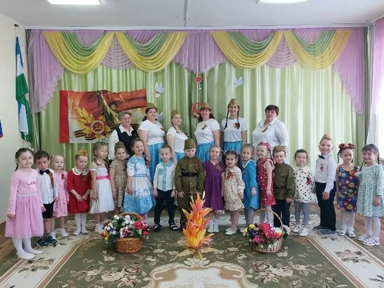 В детских садах Уфимского района прошли мероприятия, посвящённые Дню Победы