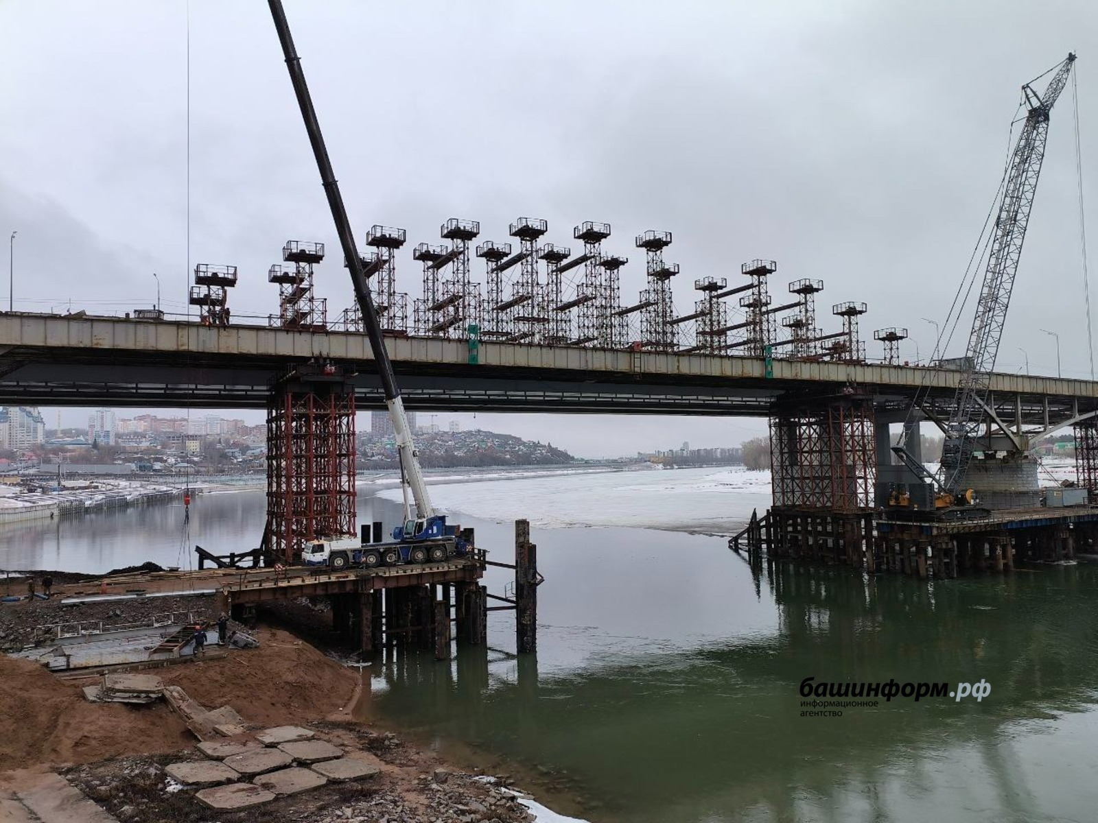 В Уфе исторический облик старого Бельского моста сохранится после ремонта