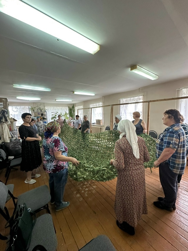 В селе Уфимского района провели патриотический флешмоб