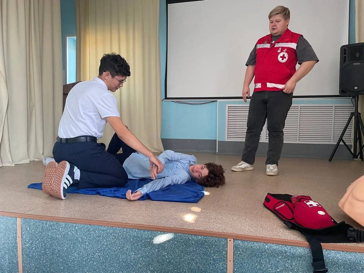 В Уфимском районе школьников обучают навыкам первой помощи