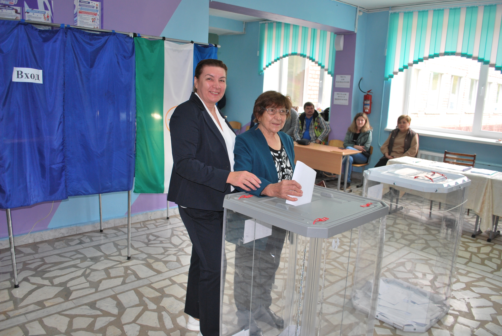 В селе Юматово Уфимского района продолжаются выборы