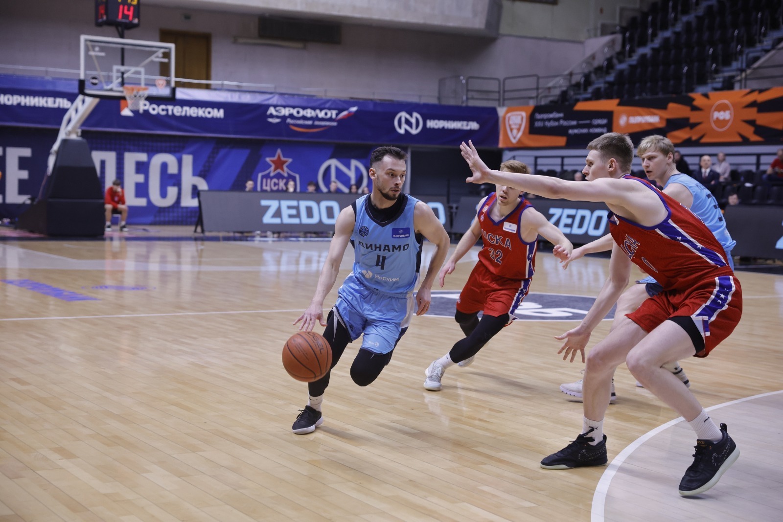 Уфимский баскетбольный клуб «Динамо» завершил борьбу в Кубке России