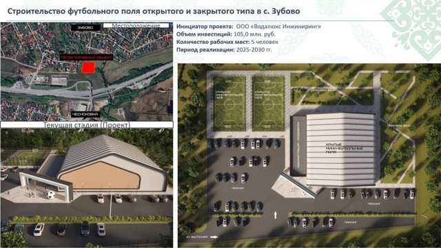 Новые спортивные объекты появятся в Уфимском районе