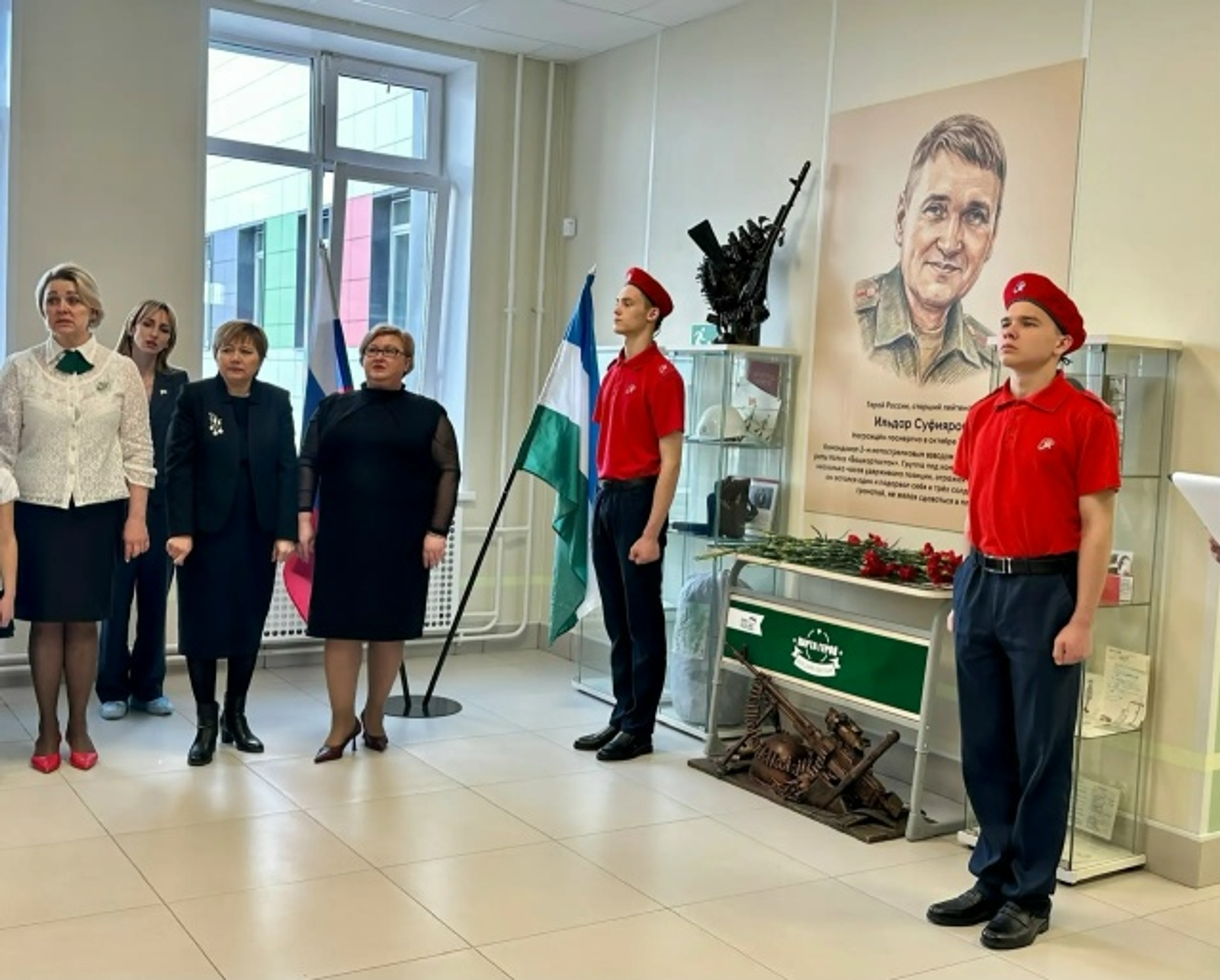 В Уфимском районе почтили память Героя России Ильдара Суфиярова