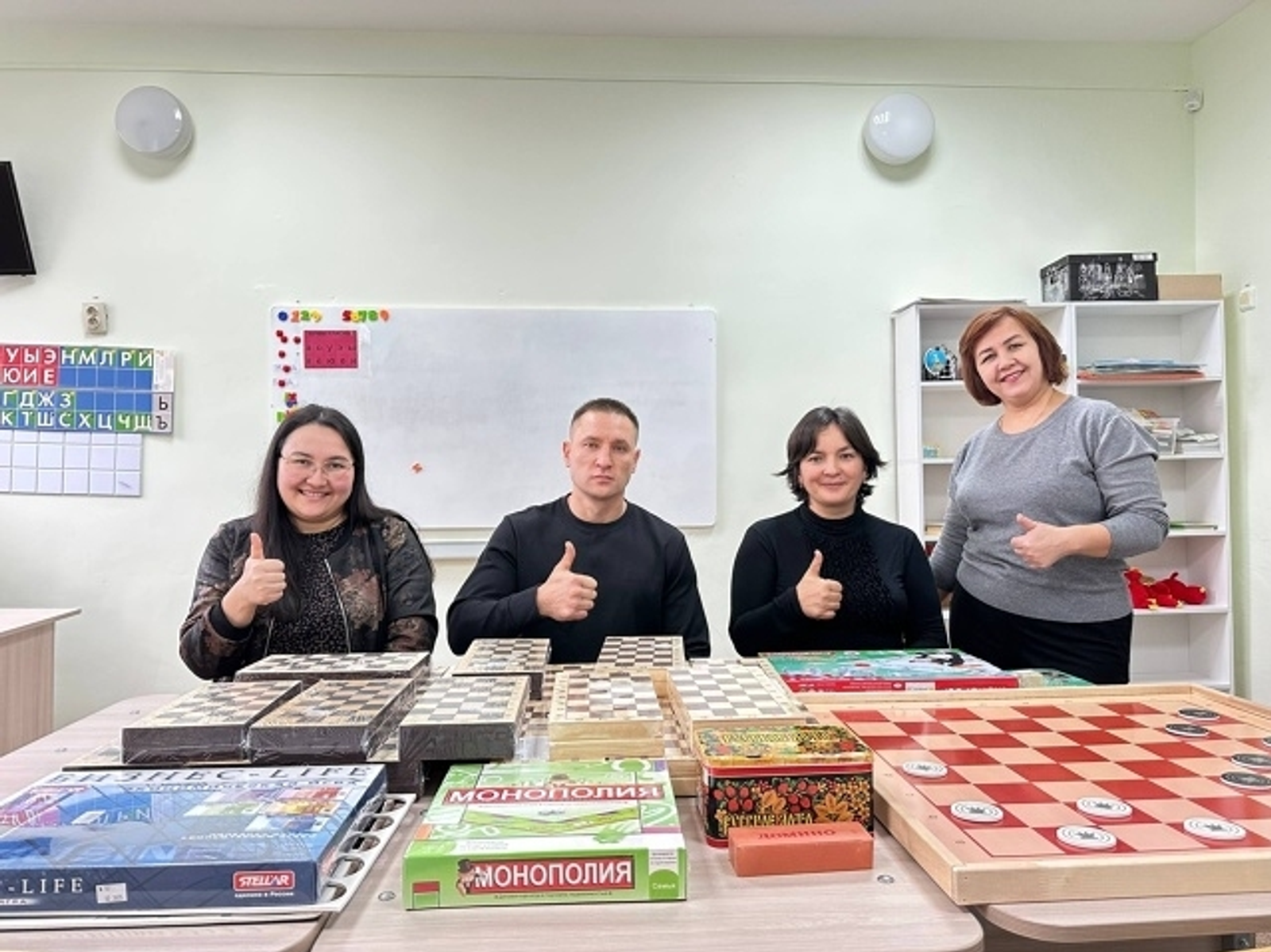 В школе села Жуково появились новые настольные игры для учеников