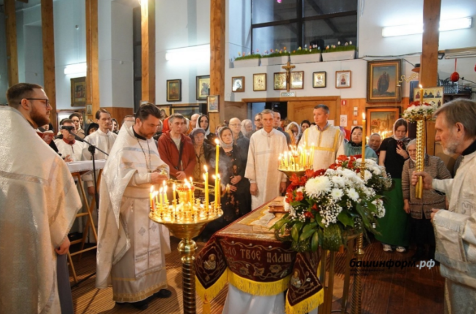 В Уфе новогоднюю ночь встретят праздничным богослужением в Кафедральном соборе