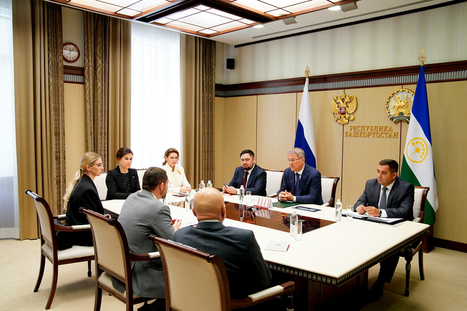 Радий Хабиров и президент РАХ обсудили реставрацию памятника Салавату Юлаеву